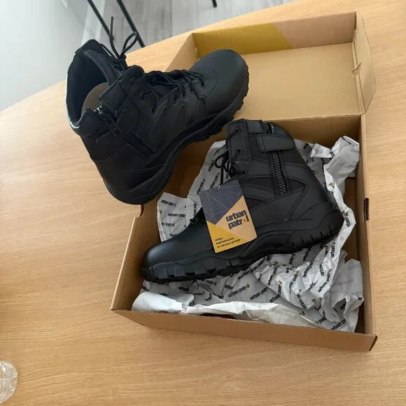 Urban Outfitters Black Tactical Boots for Men for security, police, fire duty! - Picture 2 of 6